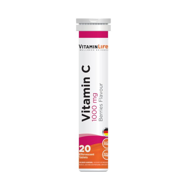 VITAMIN C-1000 BERRIES EFFERVESCENT TABLETS