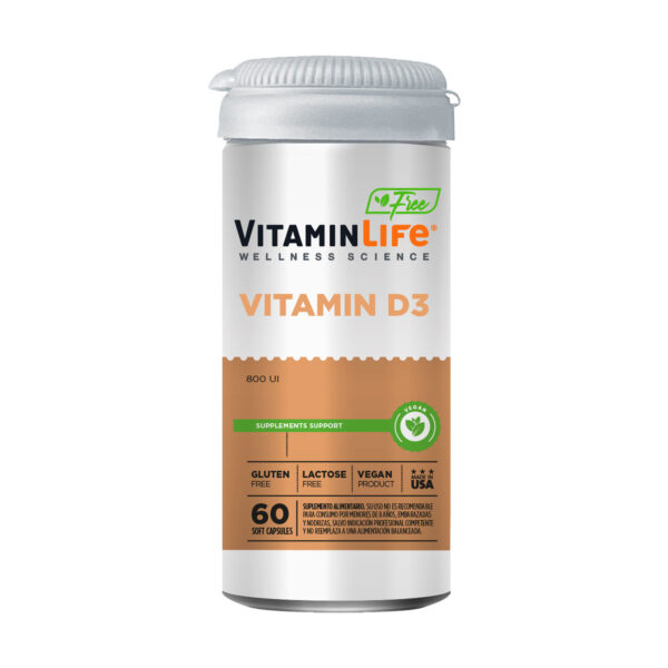 VITAMINA D VEGAN  X 60  VITAMINLIFE FREE